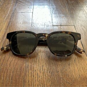Highland Tortoise Shell Sunglasses with Dark Lenses